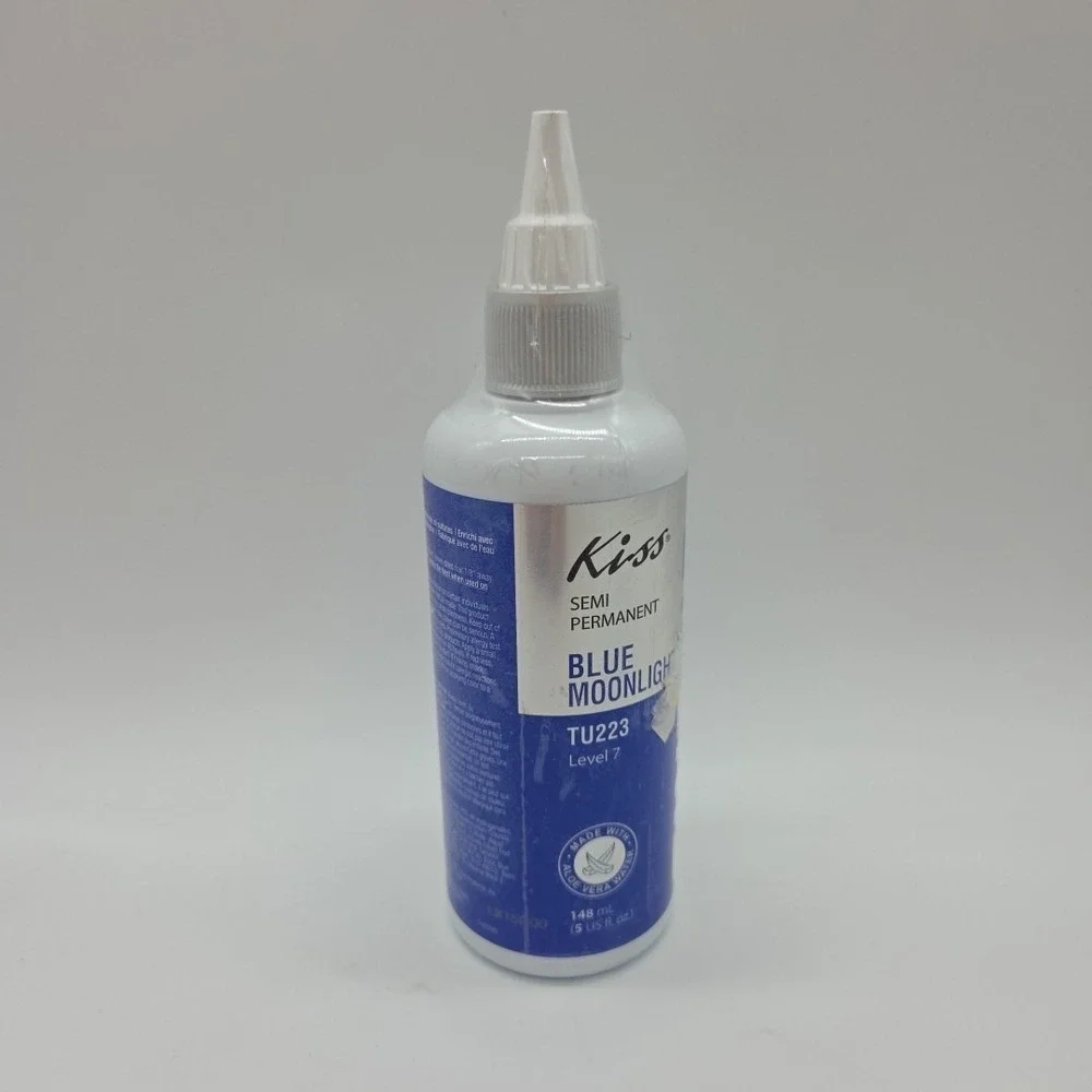 KISS Colors Tint Up Semi Permanent Hair Color Blue Moonlight 5oz TU223 Level 7